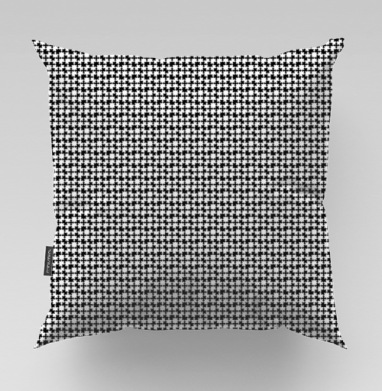 Стильный черный белый узор / Geometric fractal для декора интерьера - Магазин футболок AnnArtshock - Дизайнерские принты, Подушки