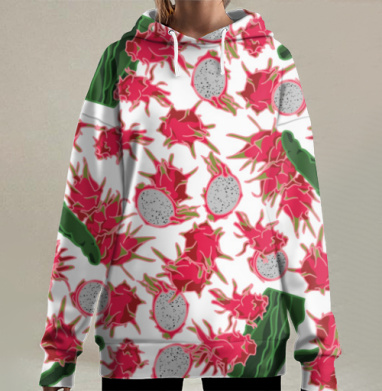 Питайя, Hoodie Long Oversize 3D