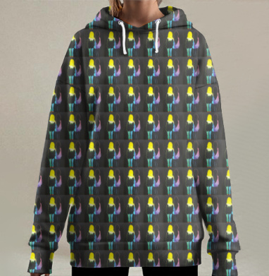 Подружки, Hoodie Long Oversize 3D