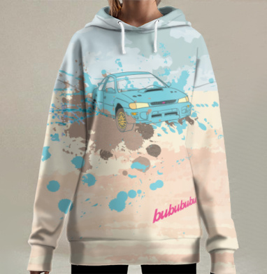 Ралли, Hoodie Long Oversize 3D