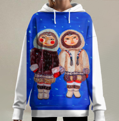С любимыми не расставайтесь, Hoodie Long Oversize 3D