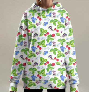 Самер из каминг, Hoodie Long Oversize 3D