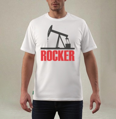 siBEARia Rocker / siBEARia Рокер, Футболка мужская REGULAR белая
