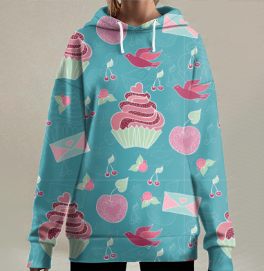Сладкие мечты, Hoodie Long Oversize 3D