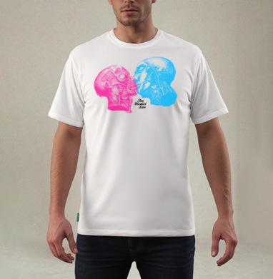 Tru Medicl Lav / THOUGHT / Настоящая медицинская любовь / Мысль, Футболка мужская REGULAR белая