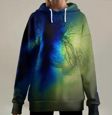 Удушье, Hoodie Long Oversize 3D