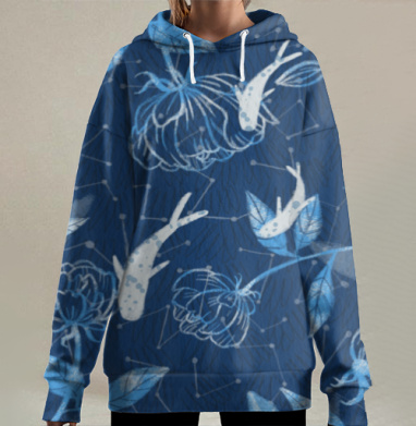 Вечерняя сказка, Hoodie Long Oversize 3D