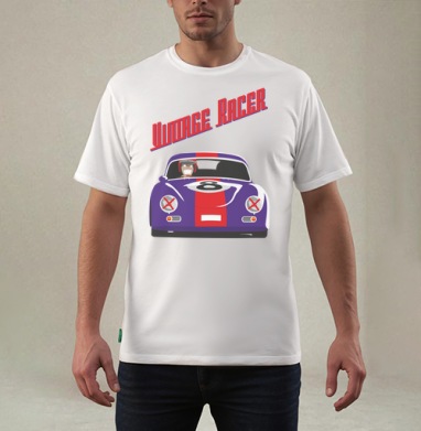 Vintage Racer / Винтажный гонщик ода классическим гонкам скорость и драйв, Футболка мужская REGULAR белая