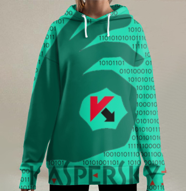 Надёжность Kaspersky в цифровом пространстве, Hoodie Long Oversize 3D