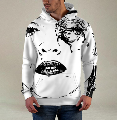 Crystal_castles_Black_Eye, Худи / Мужская / С карманом / 3D