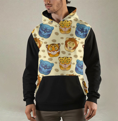 Дикие кошки, Толстовка мужская Regular 3D