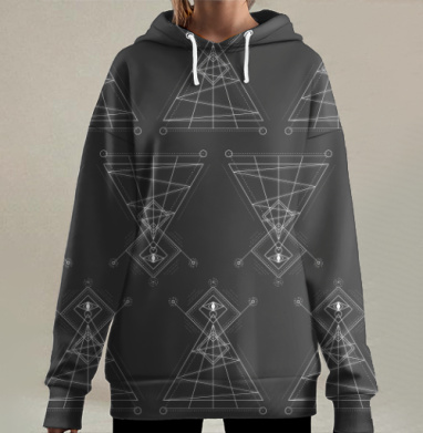 Сакральное электричество, Hoodie Long Oversize 3D