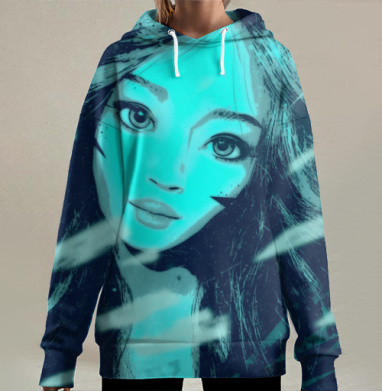 Ветра Калифорнии, Hoodie Long Oversize 3D