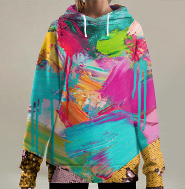 Яркий образ, Hoodie Long Oversize 3D