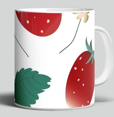 Fresh Red Sweet Berries Strawberry Garden – Садовая клубника - Магазин футболок mastoidishka - Дизайнерские принты