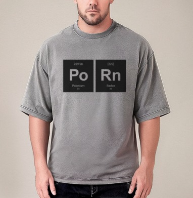 Шутливый постер «Po Rn» в стиле таблицы Менделеева - Купить Товары с принтом 
