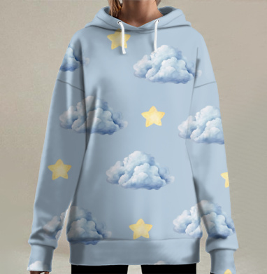 Небушко, Hoodie Long Oversize 3D