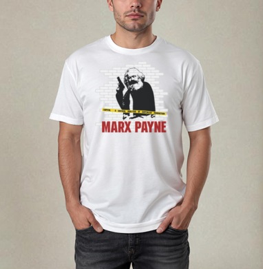 MARX PAYNE, Футболка / Мужчинам / Pure / Белая / C принтом