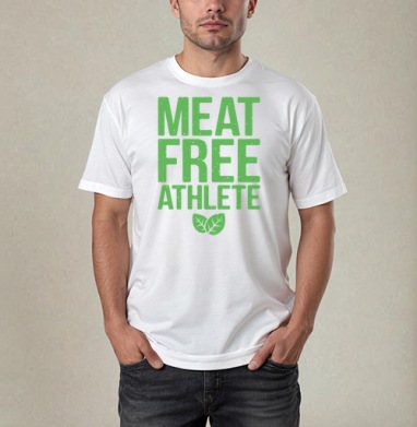 MEAT FREE ATHLETE – Эмблема веган-спортсмена - GO VEGAN!
