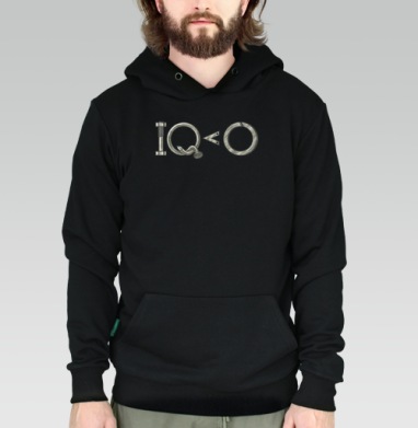 IQ - Купить мужские толстовки regular Высказывания про зарплату в Москве, цена мужских толстовок regular  с прикольными принтами - магазин дизайнерской одежды Maryjane