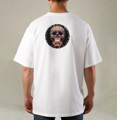 Floral Skull - Цветочный мексиканский череп яркий красочный декор - Уютные принты
