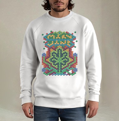 Maryjane, Свитшот мужской белый