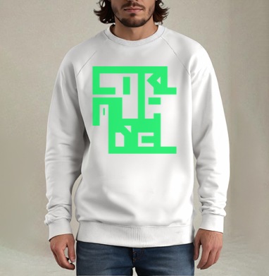 Ctrl+Alt+Del #1 / Ctrl+Alt+Del №1, Свитшот мужской белый