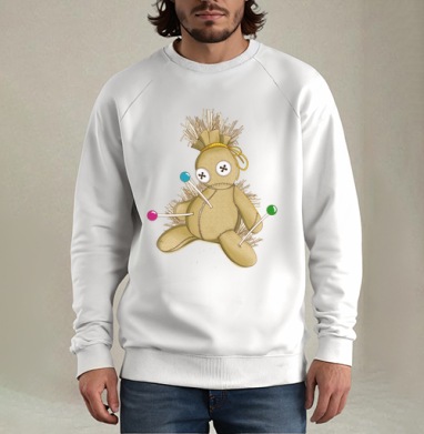 Вуду кукла с булавками символическая боль и месть - enzashop