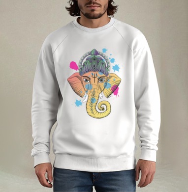 Самоделка ganesha_color.png - Магазин футболок margayogastore - Дизайнерские принты