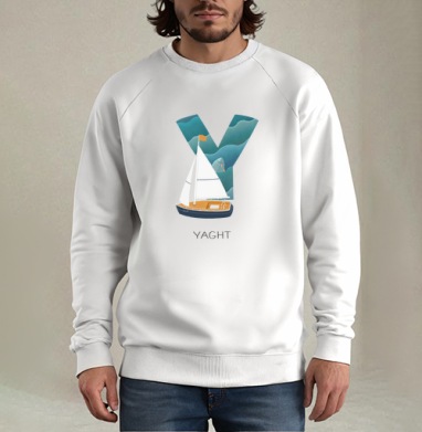 Yacht, буква Y из Живой Азбуки - Магазин Живая Азбука