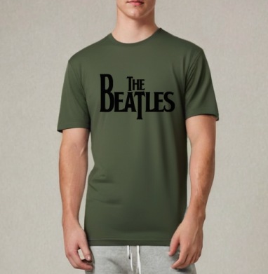 Футболки групп The Beatless, Футболка мужская REGULAR темный хаки