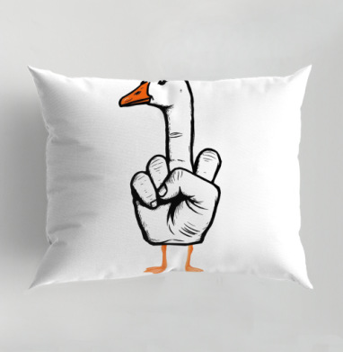 Дак ю, Подушка декоративная 50х70 см