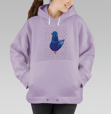 Голубь Василий, Hoodie Oversize Fiolet