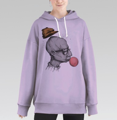 Жвачкамен, Hoodie Long Oversize Fiolet