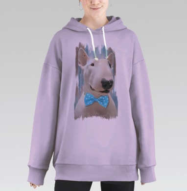 Истинный джентльмен, Hoodie Long Oversize Fiolet