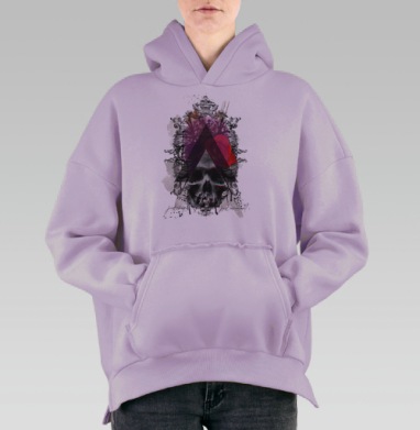 JuSt SiMpLe, Hoodie Oversize Fiolet, утепленная