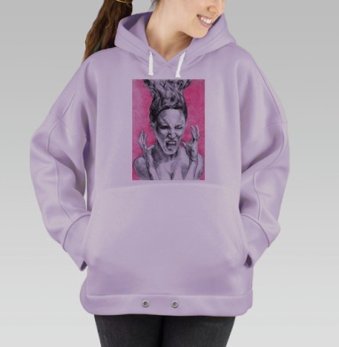 Крик ярости, Hoodie Oversize Fiolet