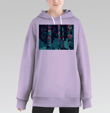 Лес фантазий, Hoodie Long Oversize Fiolet