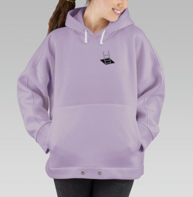 Лестница надежды из темноты вверх, Hoodie Oversize Fiolet