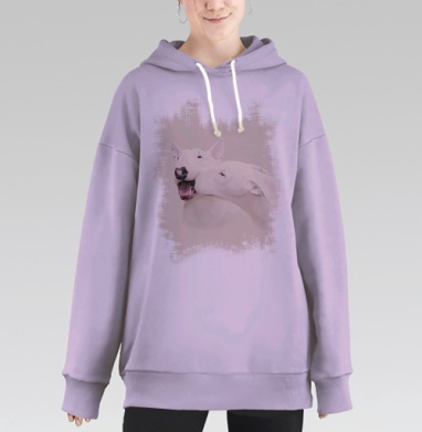 Любовь, Hoodie Long Oversize Fiolet