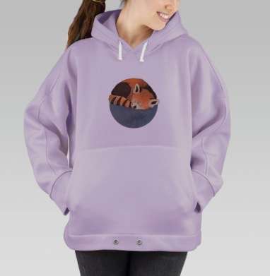 Малая Панда, Hoodie Oversize Fiolet