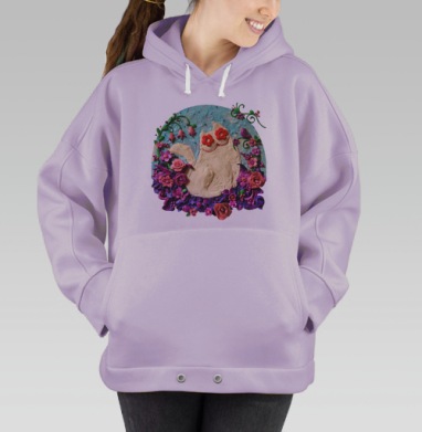 Мартовский Мур, Hoodie Oversize Fiolet