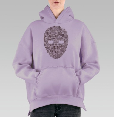 Maskarad, Hoodie Oversize Fiolet, утепленная