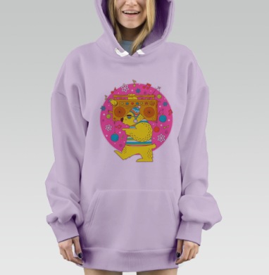Ми-ми-Миша, Hoodie Mjhigh Dig Mel, Fiolet, утепленная