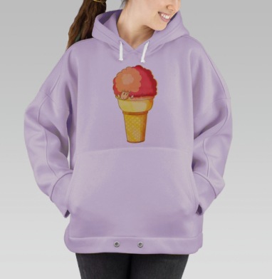 Мороженка, Hoodie Oversize Fiolet