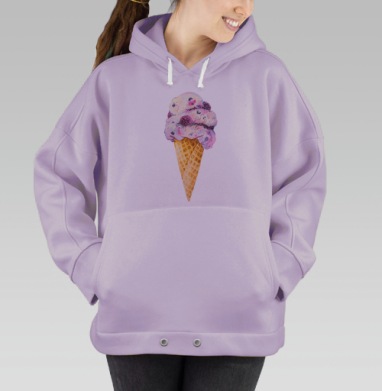 Мороженка, Hoodie Oversize Fiolet
