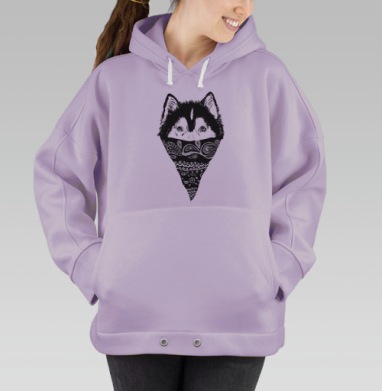 Пёс, Hoodie Oversize Fiolet