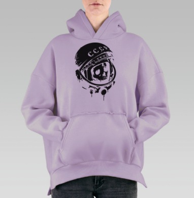 Прости, Юра, Hoodie Oversize Fiolet, утепленная