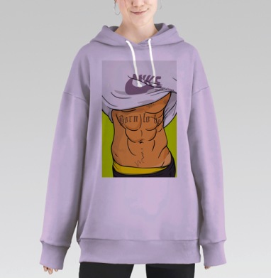 Самоделка, Hoodie Long Oversize Fiolet
