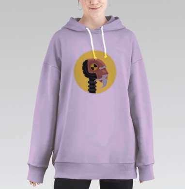 Сила Кунг-Фу, Hoodie Long Oversize Fiolet